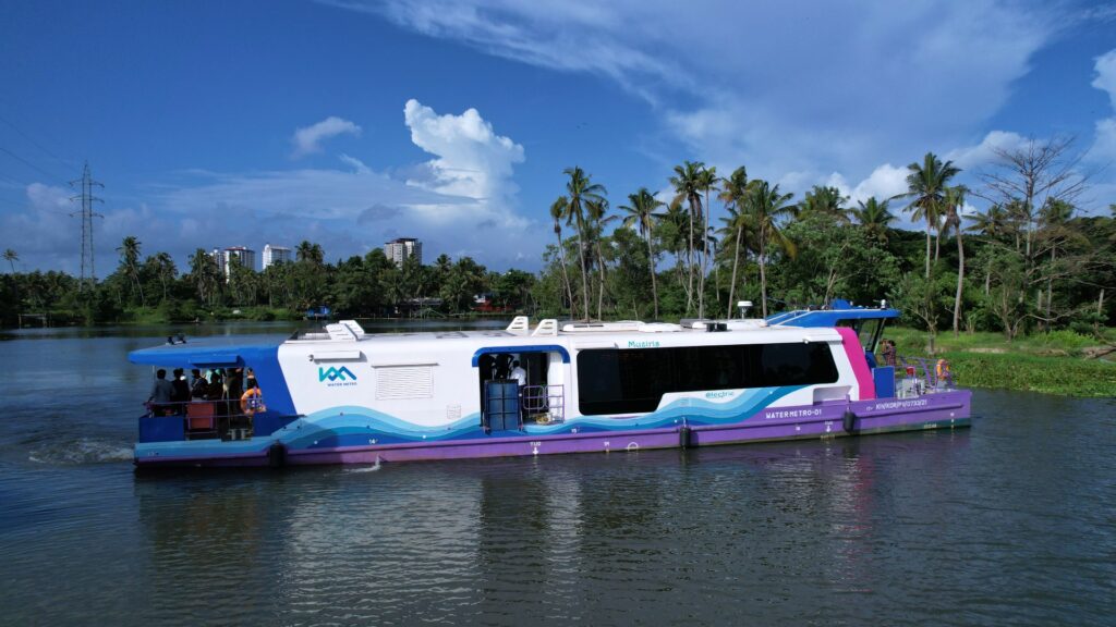 Prime Minister Narendra Modi officially launched the Kochi Water Metro on April 25, 2023.