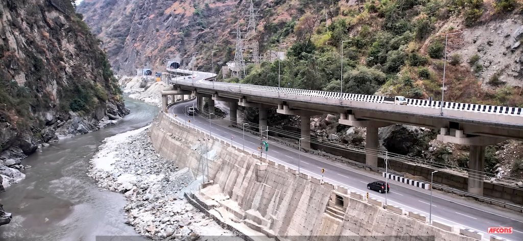 The Kiratpur-Mandi-Manali 4 Laning project is a crucial infrastructural project aimed at improving connectivity between prominent tourist destinations in Himachal Pradesh.