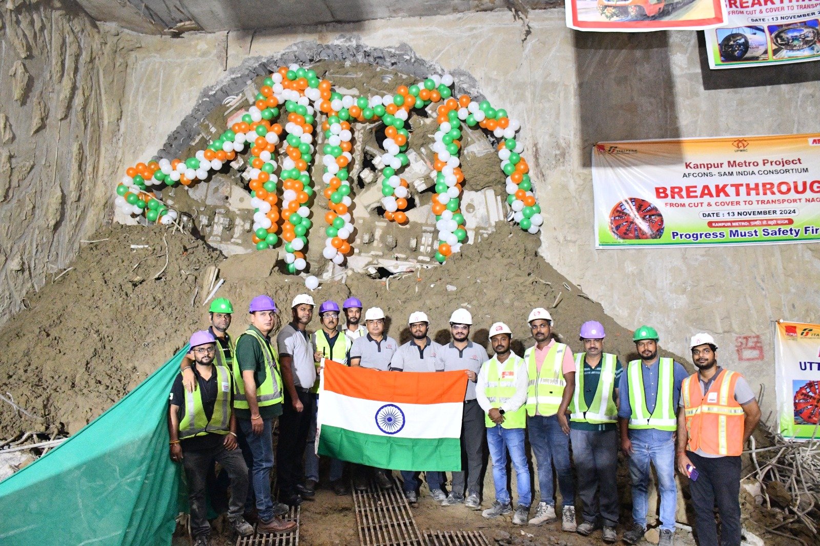 Photo by UPMRC - Kanpur Metro TBM Vidyarthi