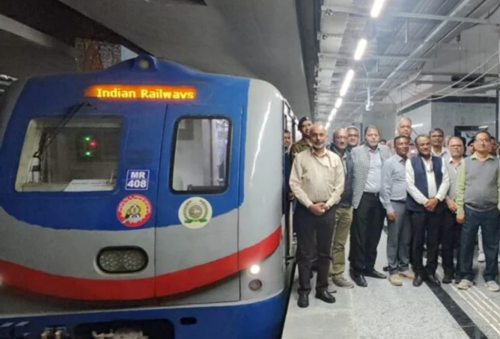 IMG VIA Metro Railway Kolkata - Kolkata Metro Trial Runs