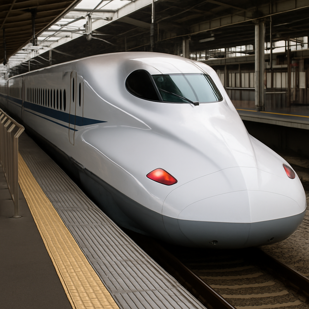 Image Created by AI - Bullet Train from Maharashtra to Sabarmati