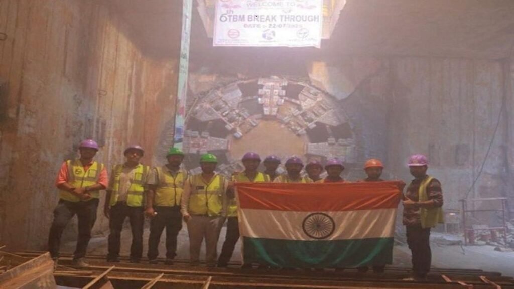 Image credit L&T’s PC-03 Tunnel Team - Patna Metro TBM-2
