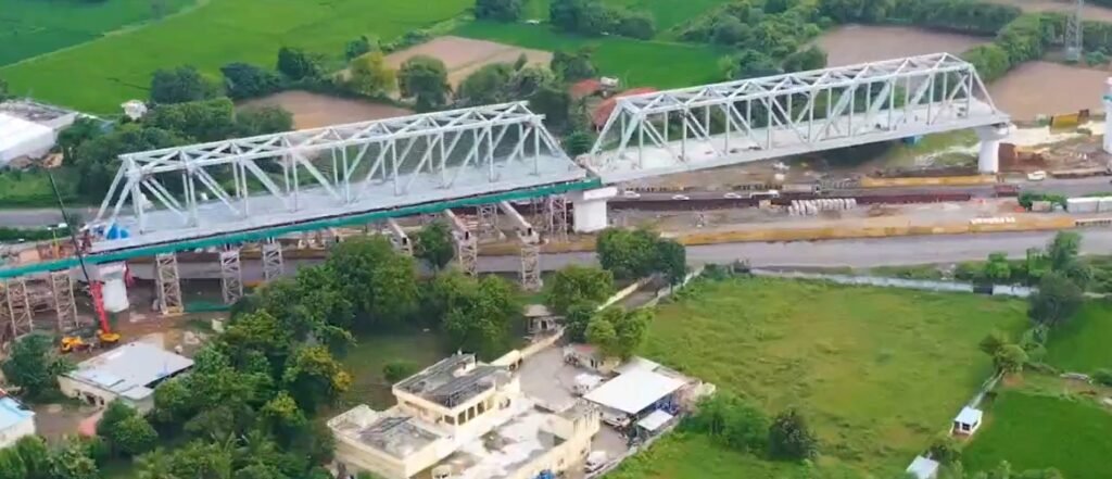 Image Credit - NHSRCL Video on Twitter - Mumbai–Ahmedabad Bullet Train