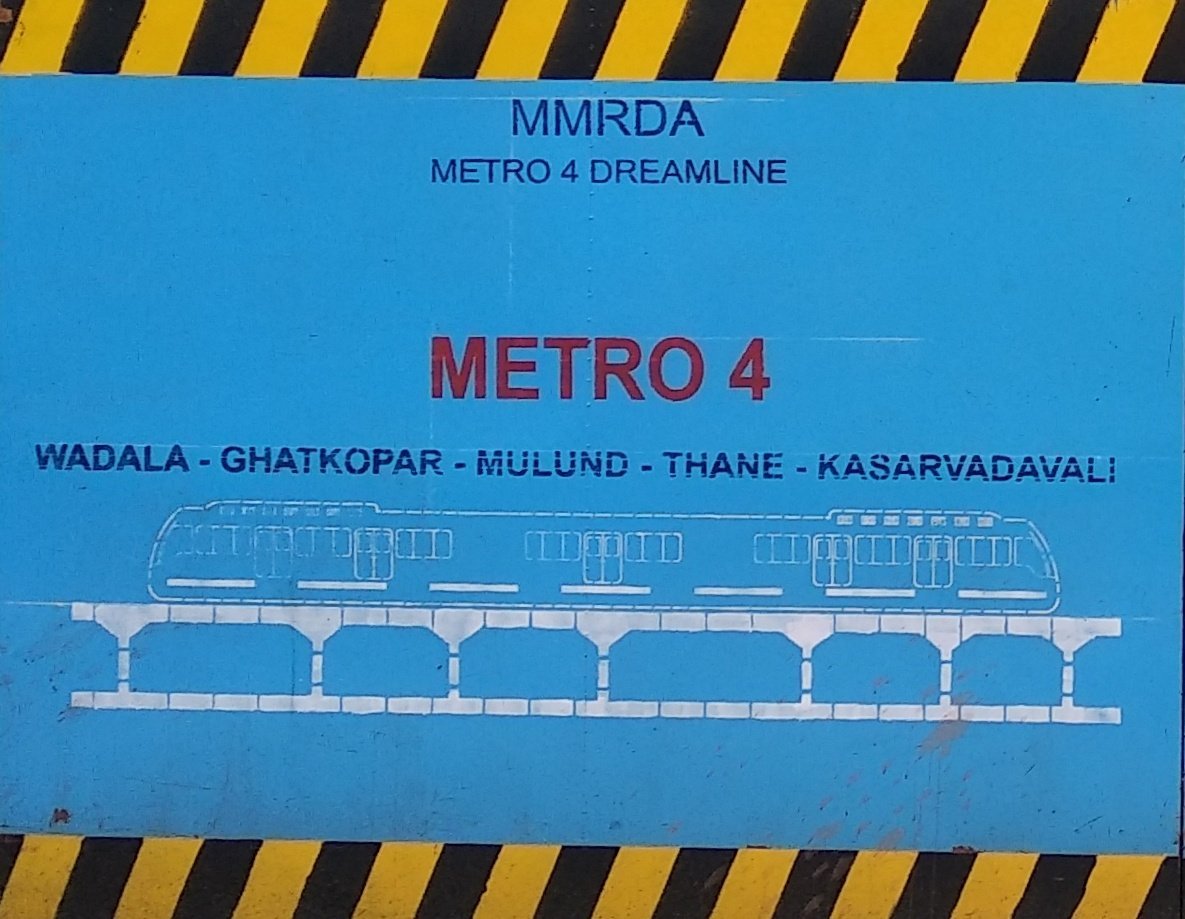 Someshkt8, CC BY-SA 4.0 , via Wikimedia Commons - Thane Metro Rail Project