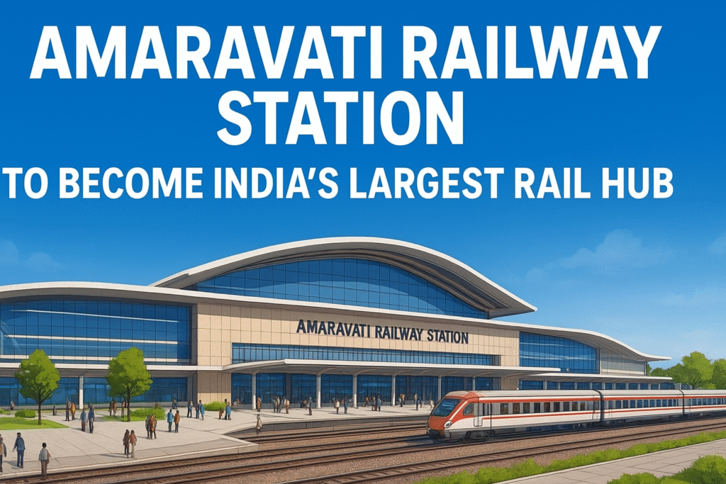 Image Created by ChatGPT - Amaravati Railway Station