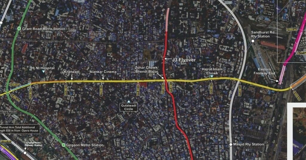 Image Credit - IndianTechGuide X account - Mumbai Underground Road Tunnel Project