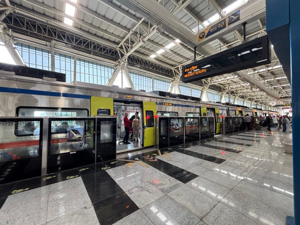 Image Credit - Anshumalii, CC BY-SA 4.0 , via Wikimedia Commons - Gurugram–Faridabad Namo Bharat Corridor