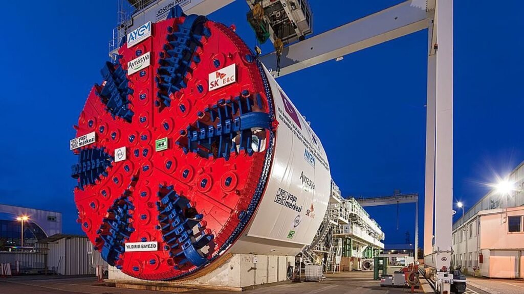 Image Credit - @IndianInfoGuid X Account - Tunnel Boring Machine Manufacturing Plant in Chennai