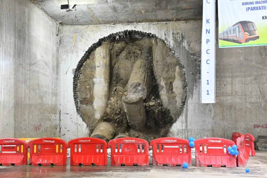 Image credit - @OfficialUPMetro X account - Kanpur Metro Breakthrough