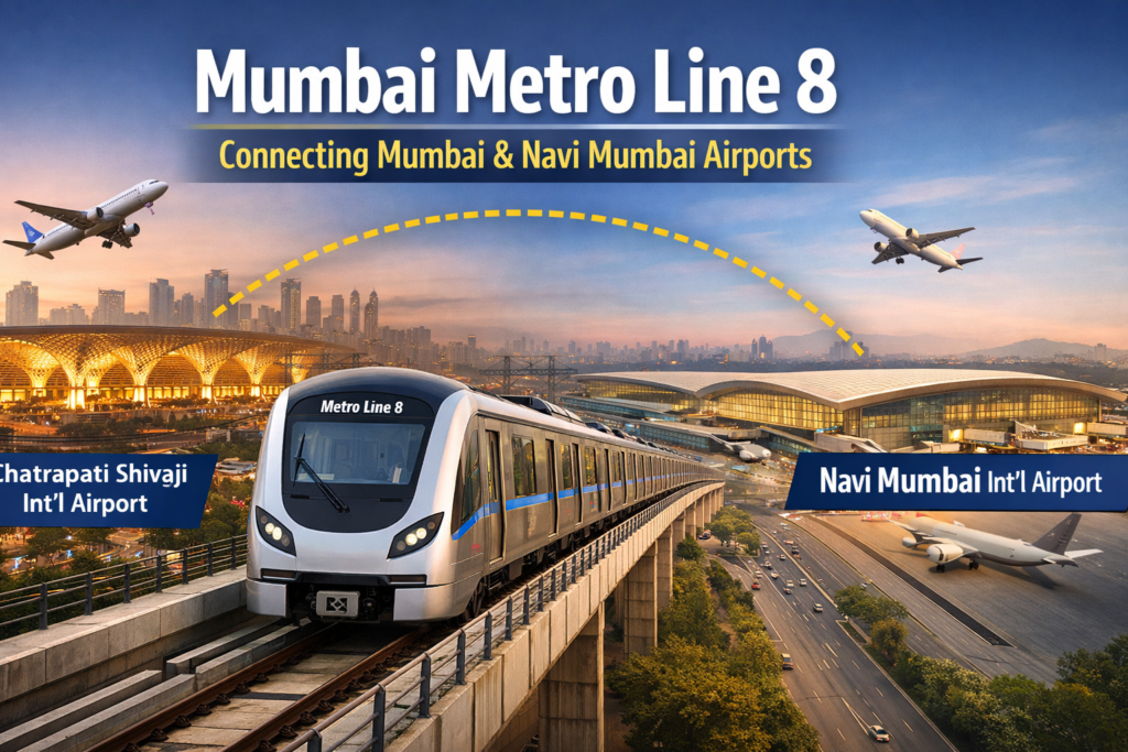 Image Created by AI - Mumbai Metro Line 8