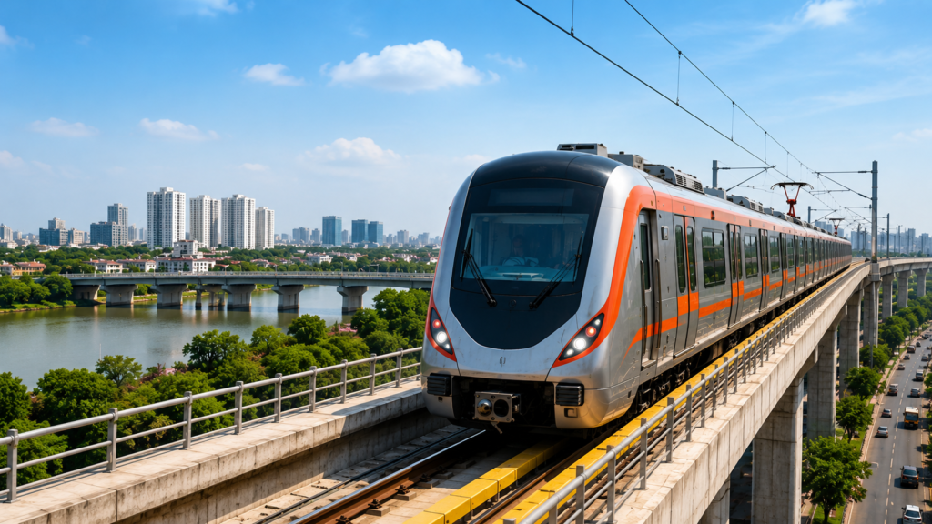 Image created by AI - Ahmedabad Metro Phase-3