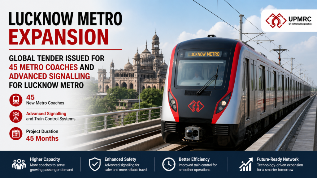 Image created by AI - Lucknow Metro Expansion