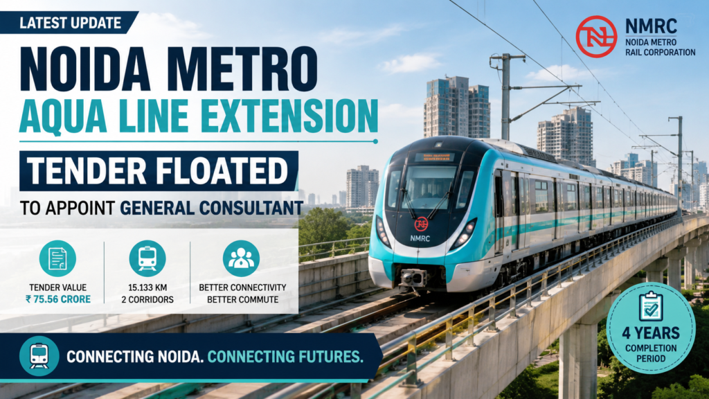 Image created by AI - Noida Metro Aqua Line Extension