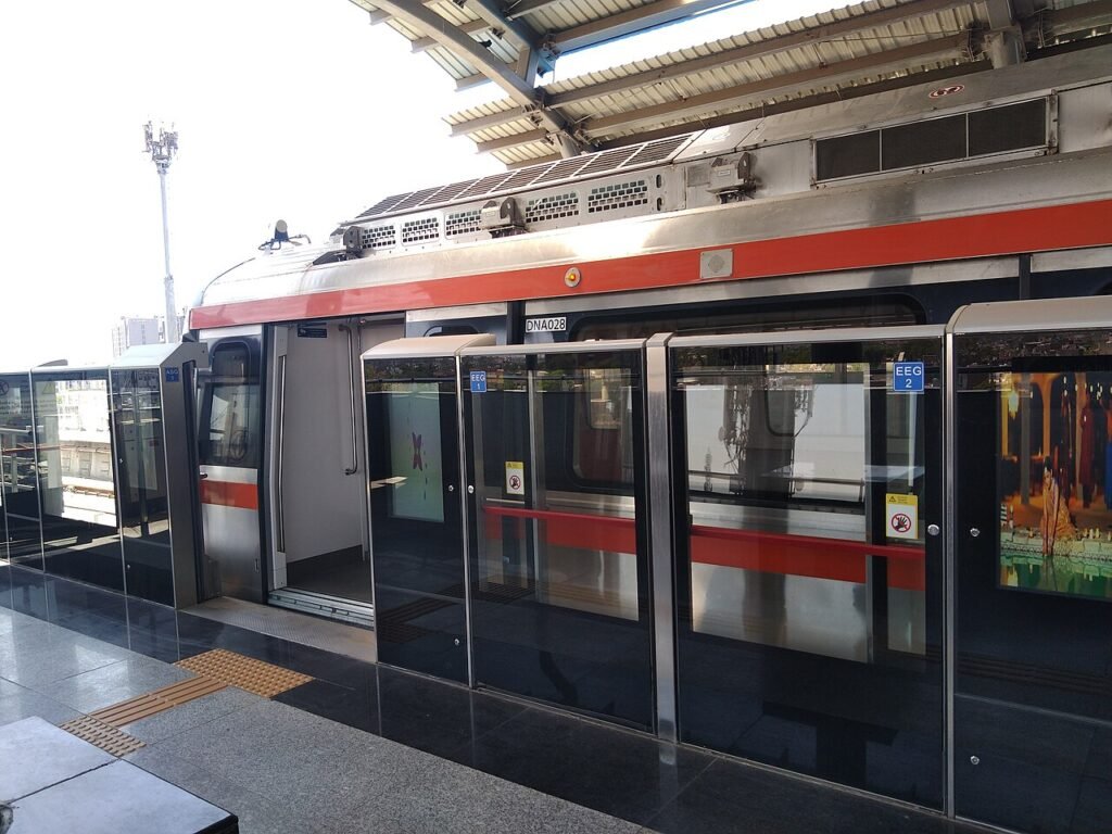 Image Credit - Nizil Shah, CC BY-SA 4.0 , via Wikimedia Commons -Ahmedabad Metro